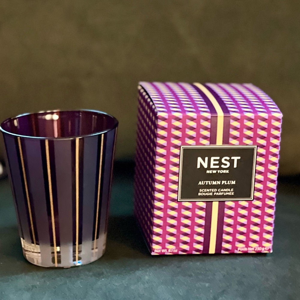 Empty Nest Autumn Plum scented candle